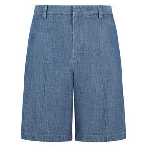 Jil Sander Blue Cotton Bermuda Shorts Men